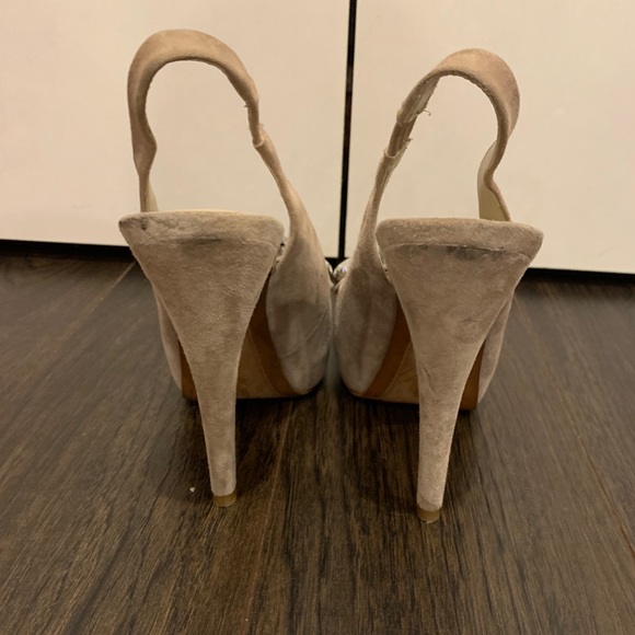 Zara peep toe sling back heels - Picture 3 of 3
